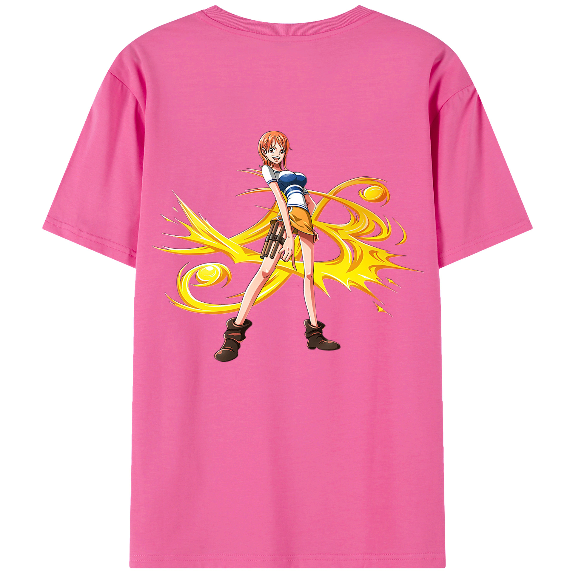 （画像用） ワンピース ナミ ONE PIECE Nami レディース半袖Tシャツ(バックプリント)
